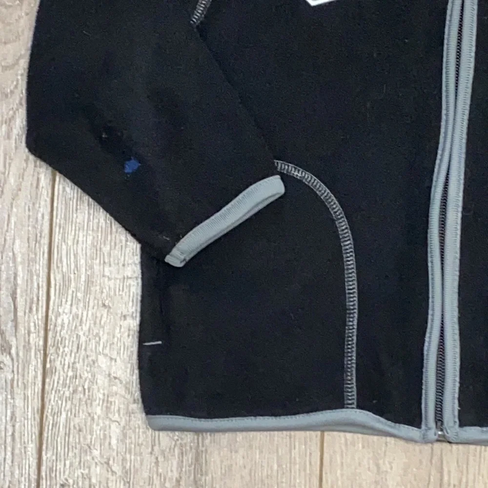 Old Navy Toddlers Black Poly Fleece Hoodie